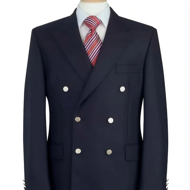 Premium Navy Slim-Fit Executive Suit